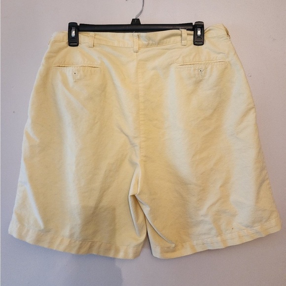 Polo Ralph Lauren Mens Chino Shorts 38 Pleated Yellow Golf - Picture 2 of 3